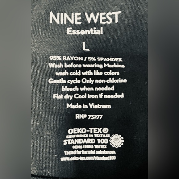 Nine West blouse  Sz Lg - Picture 3 of 3